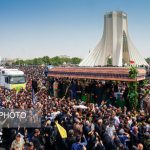 وداع و بدرقه غمگینانه مردم و مسئولان تهرانی با خدمتگزاران شهید